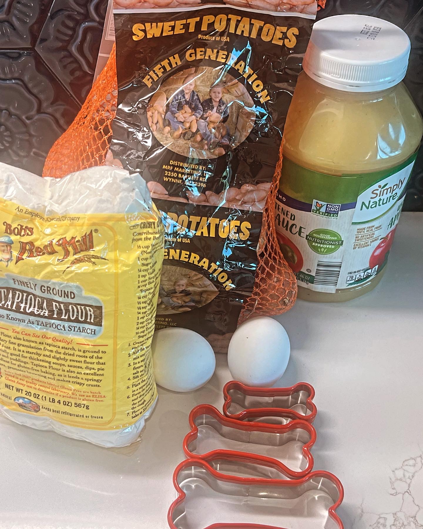 Sweet Potato Dog Treats Ingredients